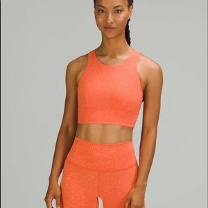 Lululemon wunder train set in crunch warm coral